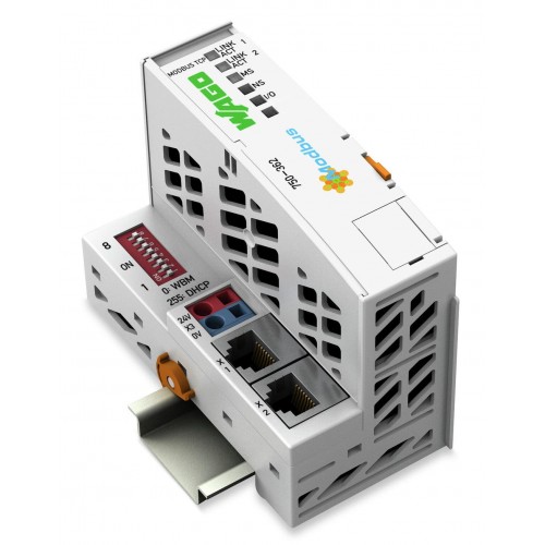 750-362  Fieldbus Kuplörü MODBUS TCP, 2x RJ45, ID switchli, 10/100Mbit/s