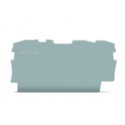 2000-1391  Sonlandırma ve ara plaka, Gri, 0,7mm Kalınlık  (25 adet) 2000-1391  Sonlandırma ve ara plaka, Gri, 0,7mm Kalınlık  (25 adet)