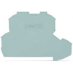 2000-2291  Sonlandırma ve ara plaka, Gri, 0,7mm Kalınlık  (25 adet)