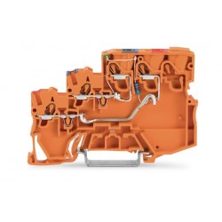 2000-5352/1102-953  3 İletkenli, 2,5 - 4 mm², Turuncu, Ledli,  Yaylı Sensör Besleme Klemensi  (15 Adet) 2000-5352/1102-953  3 İletkenli, 2,5 - 4 mm², Turuncu, Ledli,  Yaylı Sensör Besleme Klemensi  (15 Adet)