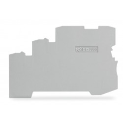 2000-5391  Sonlandırma ve ara plaka, Gri, 1mm Kalınlık  (25 adet)