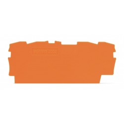 2002-1492  Sonlandırma ve ara plaka, Turuncu, 0,8mm Kalınlık  (25 adet)