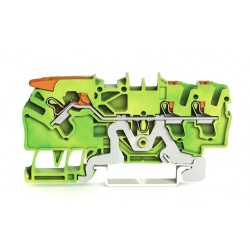 2102-5307  3 iletkenli kollu ve basma butonlu,  4mm2 (yüksüklü kullanımda 2,5mm2), sarı -yeşil (50 adet)