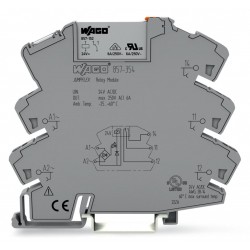 857-354  PLC RÖLE, RAY TİPİ, 6mm, TAKILABİLİR RÖLE, 6A, 1 DEĞİŞTİRİCİ KONTAK, AC/DC 24 V, 8mA